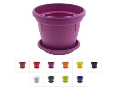 Кашпо с поддоном 17 см Gerber DRINA