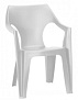 Стул пластиковый Dante Lowback WHITE белый, KETER