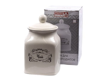 Банка для сыпучих продуктов керамическая  Банка для сыпучих продуктов керамическая