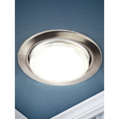 Светильник точечный под лампу Gx53, ЭРА KL35 SN (б/к)