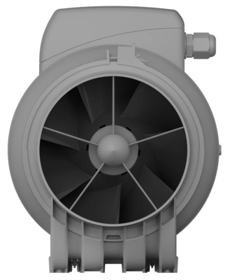 Вентилятор канальный TYPHOON d125 мм двухскоростной ERA PRO