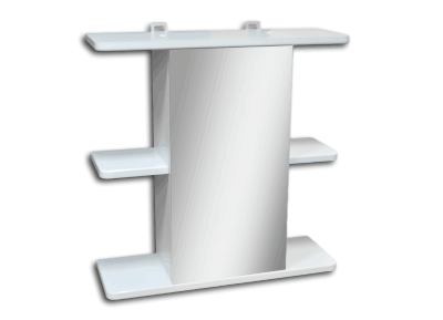 Шкаф настенный Гамма 10 левый (белый)