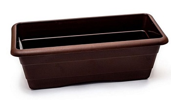 Ящик балконный №2 L=480, h=170, шоколад 81001