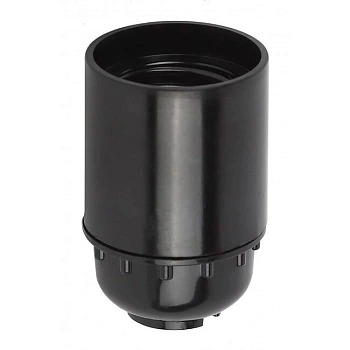 Патрон Е27 подвесной черный ЭРА Б0044085