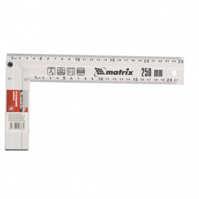 Угольник алюминиевый 250мм 32471 MATRIX