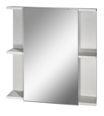 Полка зеркальная Гамма 07т белый