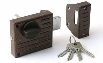 Замок накладной медь ЗН1-2.1 Зенит