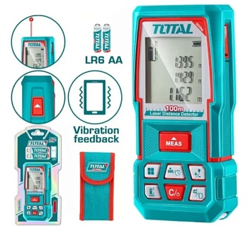 Дальномер лазерный TOTAL TMT51036