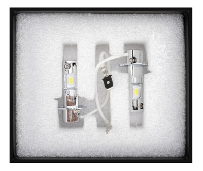 Лампа светодиодная автомобильная START H3 PK22s 12V 40W 5000Лм 6000К SKYWAY S08201627, 2шт