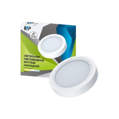 Светильник светодиодный накладной 12Вт 960 Lm 4000K ETP 35668