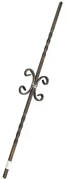 Кованый элемент балясина 12x150x950мм (05.068-С)