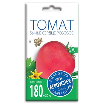 Томат Бычье сердце розовое 0,1г Агроуспех