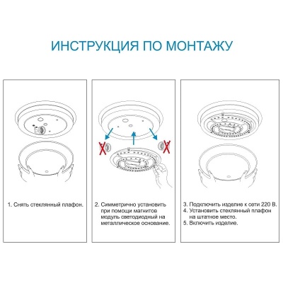 Модуль светодиодный со встроенным драйвером 160-250В, 48Вт, 4450 Лм, 4000K 02-33 Apeyron Electrics