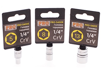 Головка торцевая 13 мм, 1/4