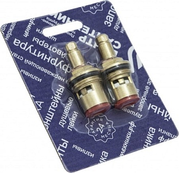 Кран-букса 1/2 КБТ имп 7x7кв. (керамика) пара СК600403 Центр Сантехники