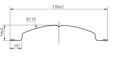 Штакетник Европланка-Свитязь 1,5м  Бразильский орех Скайпрофиль