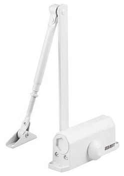 Доводчик дверной гидравлический 35010-60 белый ВОЛАТ