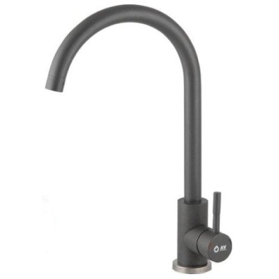 Смеситель для кухни (SUS 304) D35 AVZAR4-A304GR серый AV Engineering