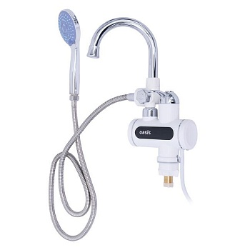 Кран-водонагреватель проточный Oasis EP-3 (дисплей, душевая лейка)