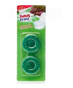 Средство для унитазов Хвоя 2x50г Haus Frau