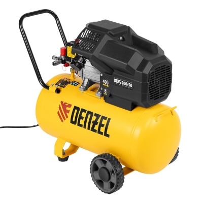Компрессор воздушный 50 л Denzel DKV2200/50, Х-PRO