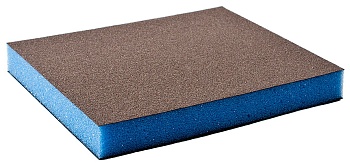 Губка шлифовальная двухстороняя Р120 98х120х13мм SIA
