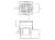 Трап горизонтальный регулируемый D110 с гидрозатвором, решётка из пластика, 150х150мм, Ани Пласт TA1610 Трап горизонтальный регулируемый D110 с гидрозатвором, решётка из пластика, 150х150мм, Ани Пласт TA1610