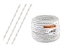 Провод ретро витой 2x2.5 белый, TDM SQ2801-0102