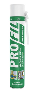 Пена монтажная PU Profil Life всесезонная 625 мл Soudal