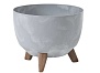 Кашпо пластмассовое Roma бетон 29x29x18см LA880-70