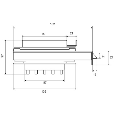 Замок накладной Ригель Palladium 109162