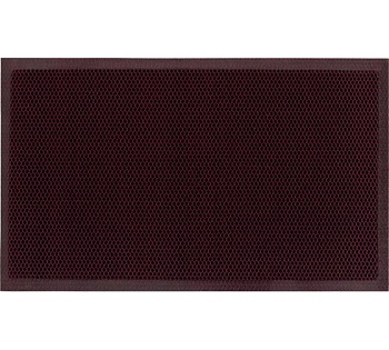 Коврик придверный ComeForte MESH MAT 40x60 см красно-черный
