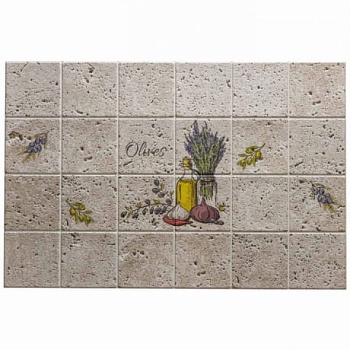 Панель кухонная (фартук) ПВХ Греческая история 902х601 Grace