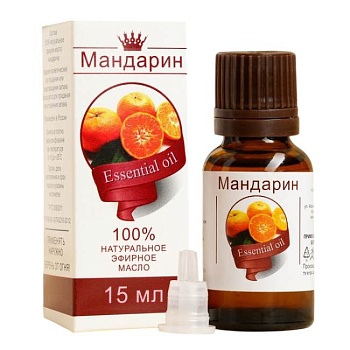 Эфирное масло Мандарин ароматическое 15 мл М17