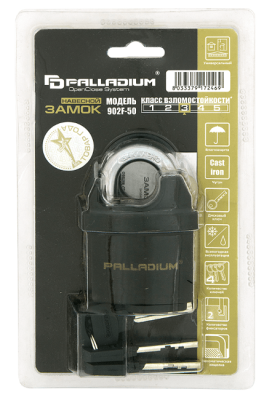Замок навесной 902F-50, Palladium