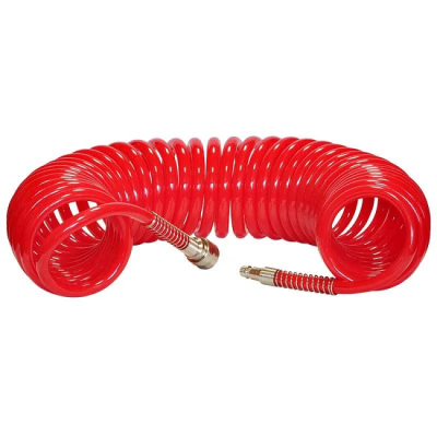 Шланг пневматический полиуретановый спиральный 10 м, 8/12 мм SKIPER PH06