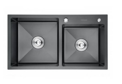 Мойка кухонная K37843B-S (графит) Gerhans