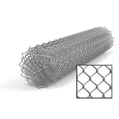 Сетка рабица оцинкованная D1.6 яч.55x55мм, 1.5x10м