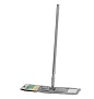 Швабра для пола с насадкой из микрофибры Solid, серая, PERFECTO LINEA, арт.43-492024