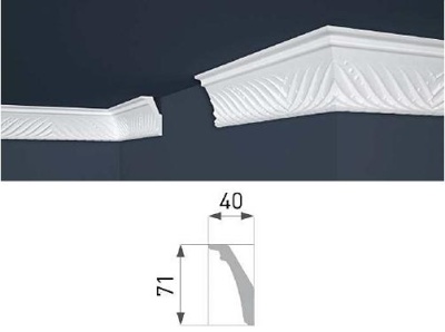 Потолочный плинтус Marbet Exclusive B-47