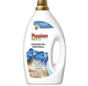 Гель для стирки универсальный, 3.52 л Passion Gold