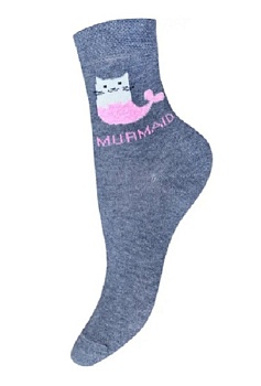 Носки детские 3081 рис.1169 т.серый меланж, Брестский чулочный комбинат