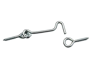 Крючок ветровой 100/1 мм белый цинк SMP-14863-1 STARFIX