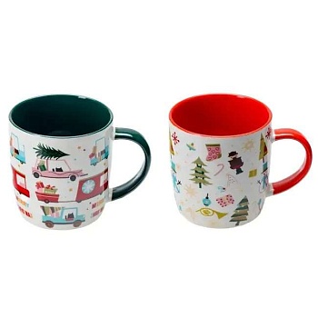 Кружка фарфоровая Новогодняя 380 мл Belbohemia ZPX232202