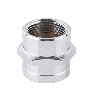 Муфта латунная внутренняя-внутренняя 1/2