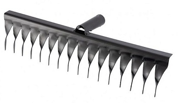 Грабли стальные 420мм без черенка 16 витых зубьев СИБРТЕХ 61750