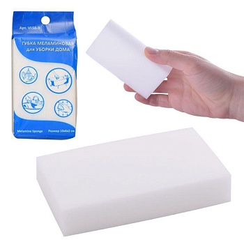 Губка меламиновая 10х6х2см, VL58-3