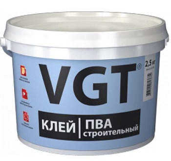 Клей ПВА строительный VGT, 2,5 кг