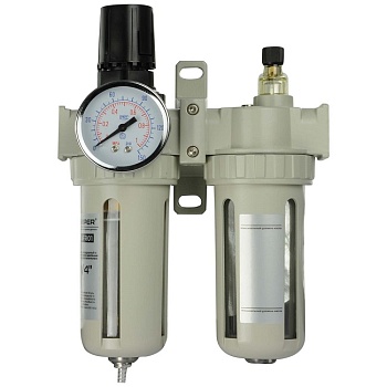 Фильтр воздушный с регулятором давления и маслораспылителем SKIPER AFR01 1/4