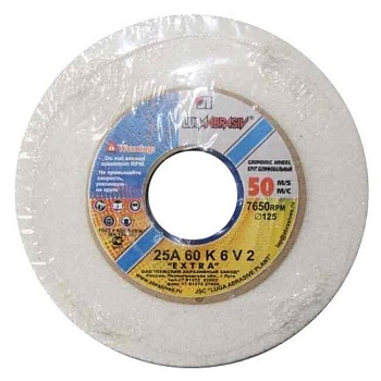 Круг шлифовальный 200х20х32 25A 90 K-L 6 V 50 LUGA